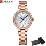 CURREN 9085 Top Brand New Ladies Fashion Quartz Watch Waterproof Clock