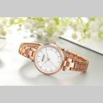 CURREN 9054 Ladies Rose Gold Wristwatch