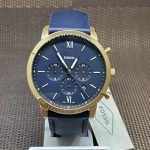 Fossil Mens Watch FS5790 Neutra Blue Dial Chronograph