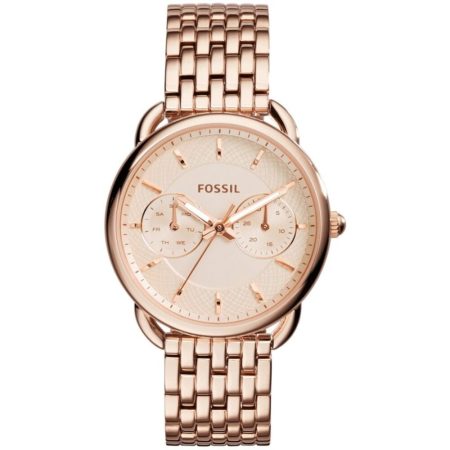 Fossil Women’s ES3713 Tailor Multifunction Stainless Steel Watch (Rose Gold)