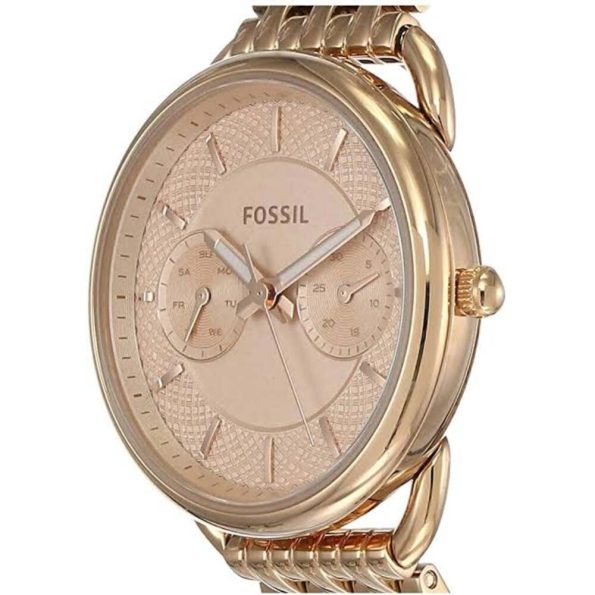 Fossil Women’s ES3713 Tailor Multifunction Stainless Steel Watch (Rose Gold)