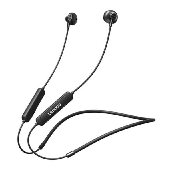 Lenovo SH1 Wireless Earphone Bluetooth 5.0 Sound Sports Headset Magnetic Neckband - Black