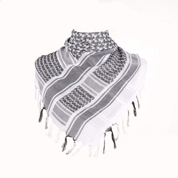 Tactical Desert Scarf Head Shawl Bandana Scarf Mask White