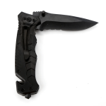 Cold Steel Black Sable Outdoor camping stainless steel handle folding knife