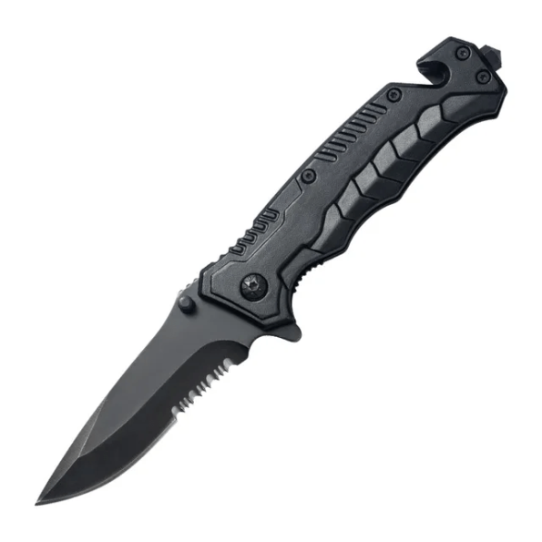 Cold Steel Black Sable Outdoor camping stainless steel handle folding knife