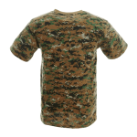 Custom 100% Cotton Breathable Camouflage T Shirt – Woodland Digital Camo