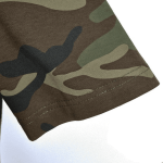 Custom 100% Cotton Breathable Camouflage T Shirt – Woodland Camo