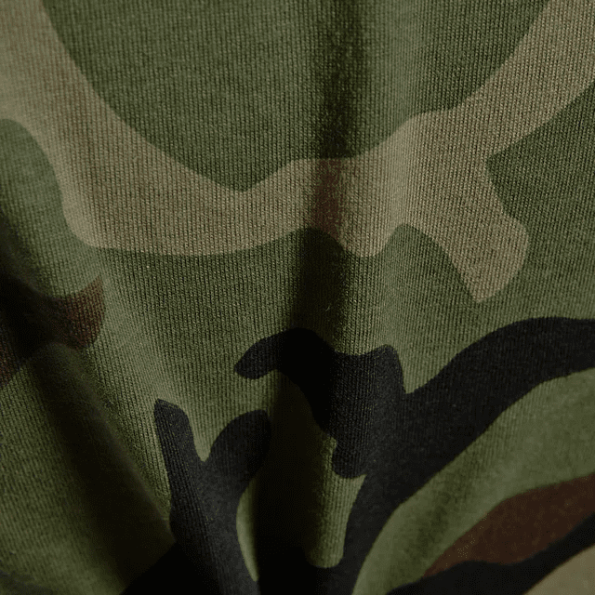 Custom 100% Cotton Breathable Camouflage T Shirt - Woodland Camo