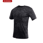 Custom 100% Cotton Breathable Camouflage T Shirt – Black Python Camo