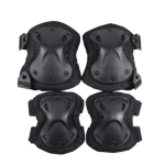 4Pcs/Set Knee and Elbow Pads, Protective Pad Outdoor Safety Gear, Adjustable Straps