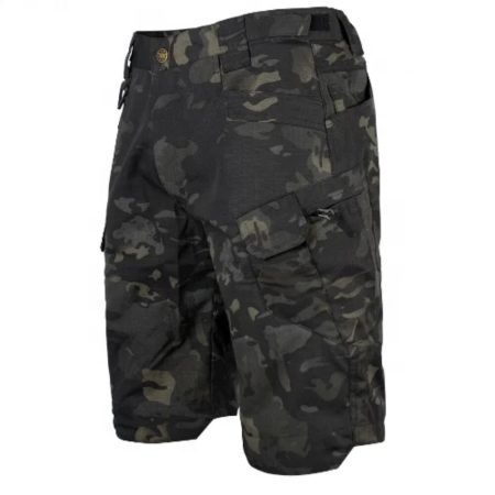 IX7 Tactical Cargo Shorts - Black Camo