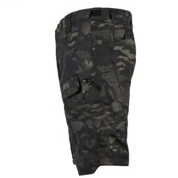 IX7 Tactical Cargo Shorts - Black Camo