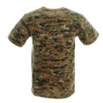 100% Cotton Camouflage T Shirt - Woodland Digital Camo T Shirt