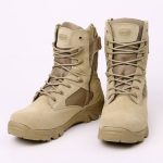 DELTA Tactical Leather Boots Outdoor Non-slip Shoes