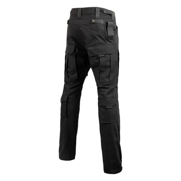 Teflon Treated Men's Fashion Black Color Camouflage Casual Cargo Long Pants