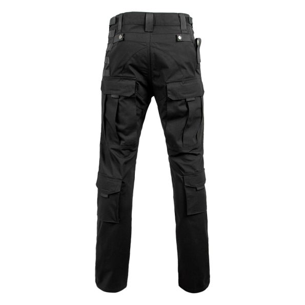 Teflon Treated Men's Fashion Black Color Camouflage Casual Cargo Long Pants