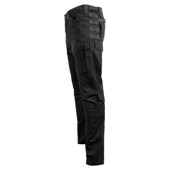 Teflon Treated Men's Fashion Black Color Camouflage Casual Cargo Long Pants