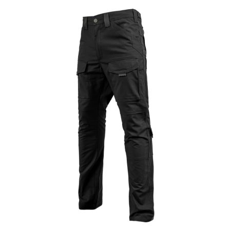 Teflon Treated Men's Fashion Black Color Camouflage Casual Cargo Long Pants