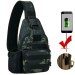 Tactical Chest Sling Bag Shoulder One Strap Backpack