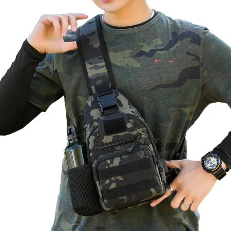 Tactical Chest Sling Bag Shoulder One Strap Backpack