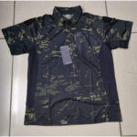 Outdoor Short Sleeve Camo Polo Shirt