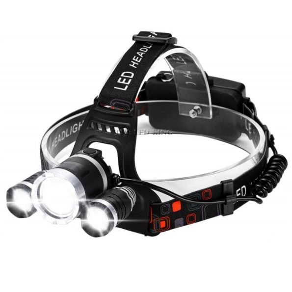 High power LED 3 xT6 Headlamp