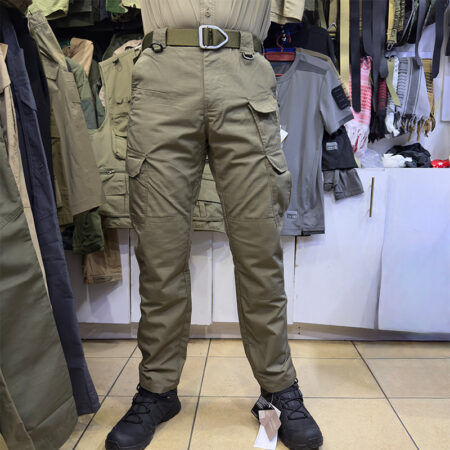 Teflon Treated Tactical Cargo Pants: Green