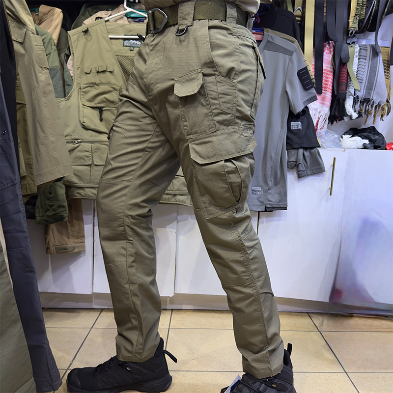 Teflon Treated Tactical Cargo Pants: Green Teflon Treated Tactical Cargo Pants: Green