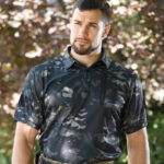 Outdoor Short Sleeve Camo Polo Shirt