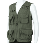 Outdoor Mesh Breathable Multi Pocket Photography Vest Half Jacket