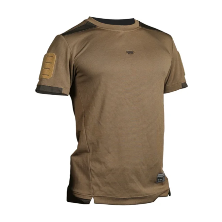 Emersongear Outdoor Mens Short Sleeve Tactical Camo O-Neck Quick Drying T-Shirts – Khaki