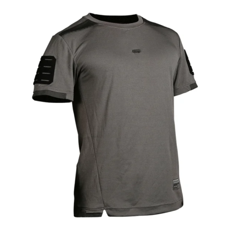 Emersongear Outdoor Mens Short Sleeve Tactical Camo O-Neck Quick Drying T-Shirts - Wolf Grey