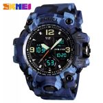 SKMEI Fashion Sports Waterproof Digital 2 Time Chronograph Watch 1155B