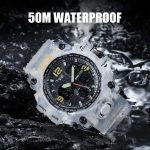 SKMEI Fashion Sports Waterproof Digital 2 Time Chronograph Watch 1155B