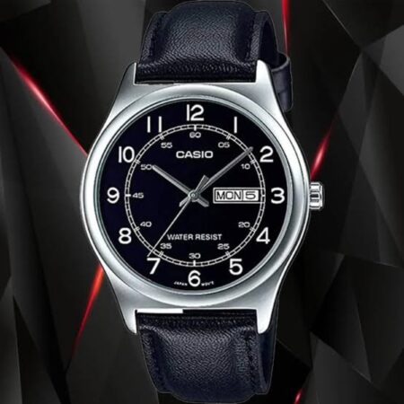 Casio Enticer Analog Black Dial Men’s Casio MTP-V006L-1BUDF Wristwatch