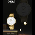 Casio LTP-VT01G-7B Analog Gold-Tone