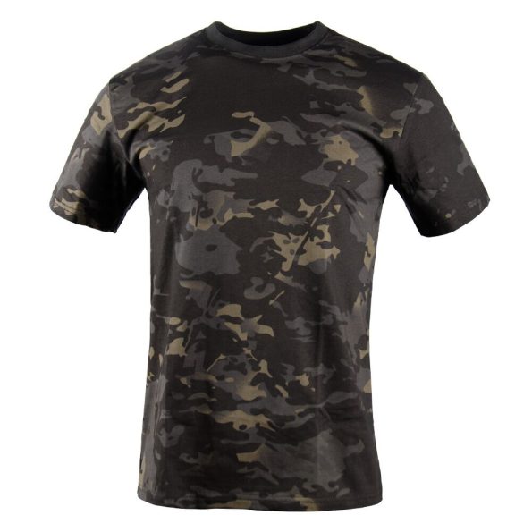 Custom 100% Cotton Breathable Camouflage T Shirt