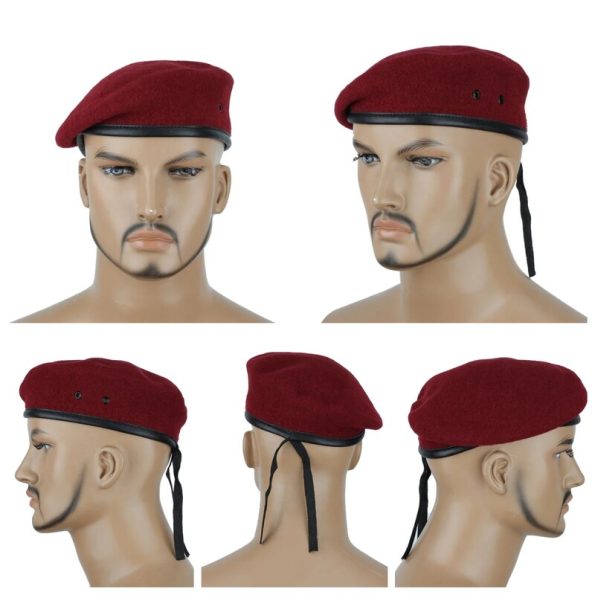 High Quality Men Beret 100% Wool Fabric Outdoor Tactical Beret