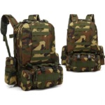 50l Waterproof Tactical Backpack 4 In 1 Molle 800D Rucksack Backpack