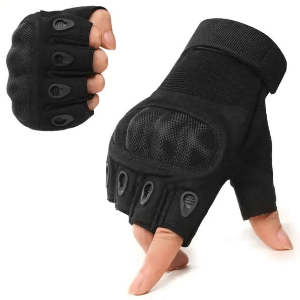 Flexible Breathable Half Finger Tactical Outdoor Microfiber Gloves