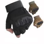 Flexible Breathable Half Finger Tactical Outdoor Microfiber Gloves