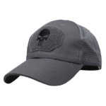 New Mesh Punisher Baseball Cap – Grey