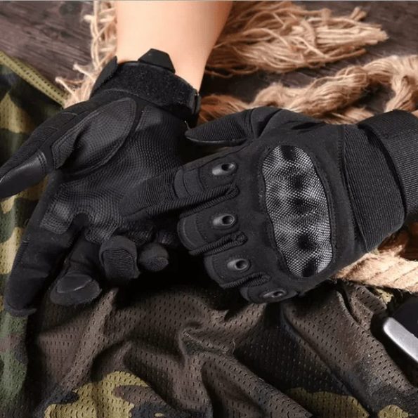 High Quality Full Finger Tactical Outdoor Microfiber Gloves