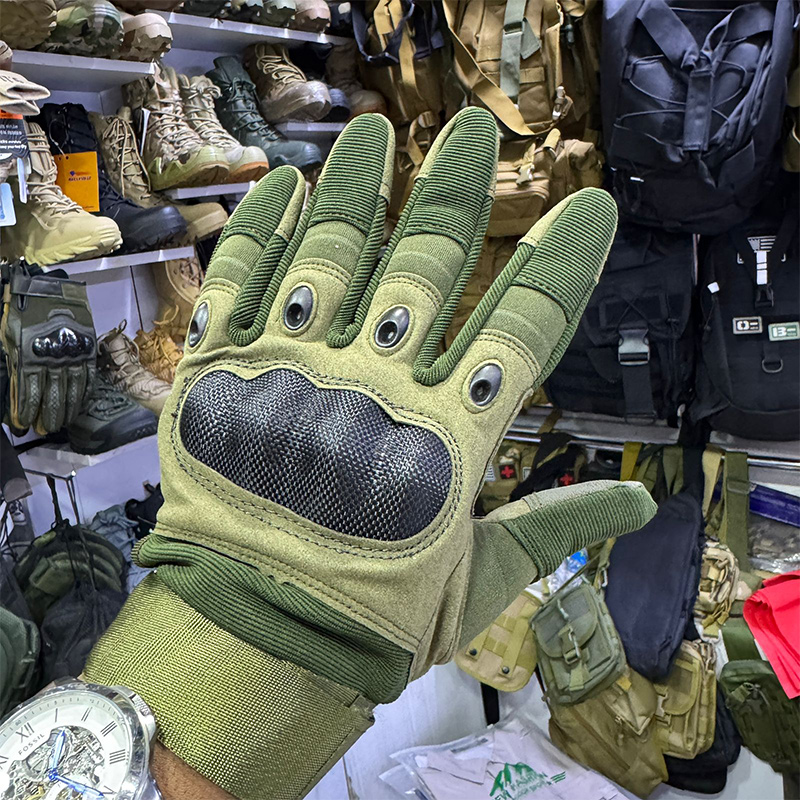 Green-Full-Finger-Tactical-Gloves