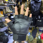 Flexible Breathable Half Finger Tactical Outdoor Microfiber Gloves