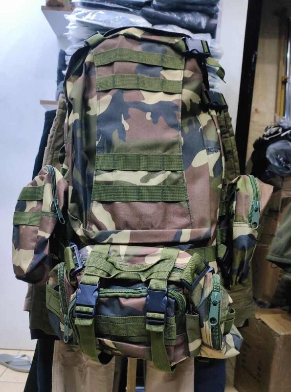 50l Waterproof Tactical 4 In 1 Molle 800D Rucksack Backpack