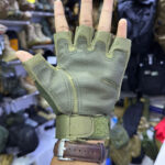 Flexible Breathable Half Finger Tactical Outdoor Microfiber Gloves