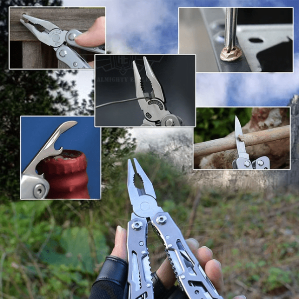 Camping Folding Multitool Stainless Steel Pliers