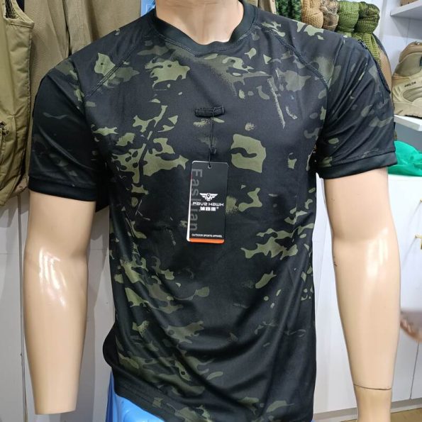 Outdoor Short Sleeve Round Neck T-Shirt