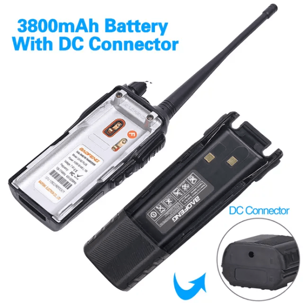 Baofeng UV-82 3800mAh Two Way Radio Portable Walkie Talkie 10KM